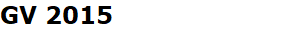 GV 2015
