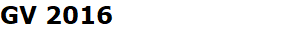 GV 2016